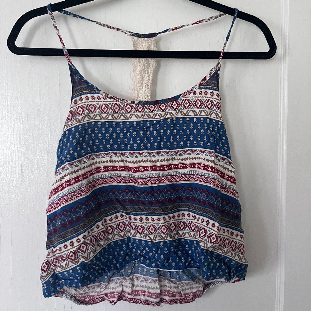Forever 21 Boho Cropped Tank Top